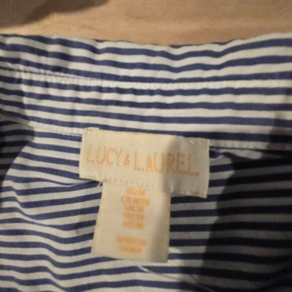 Lucy & Laurel button up floral embroidered sz M Johnny Was inspired - Picture 4 of 7